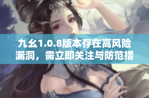 九幺1.0.8版本存在高风险漏洞，需立即关注与防范措施