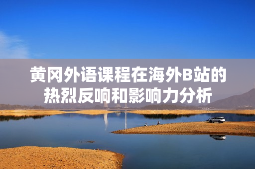 黄冈外语课程在海外B站的热烈反响和影响力分析