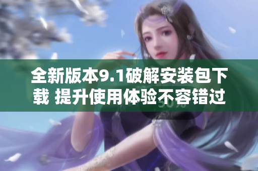 全新版本9.1破解安装包下载 提升使用体验不容错过