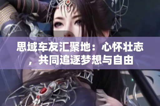 思域车友汇聚地：心怀壮志，共同追逐梦想与自由