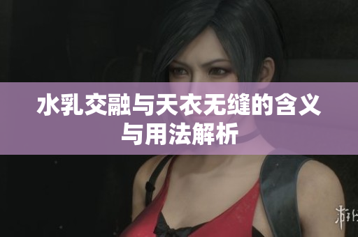 水乳交融与天衣无缝的含义与用法解析