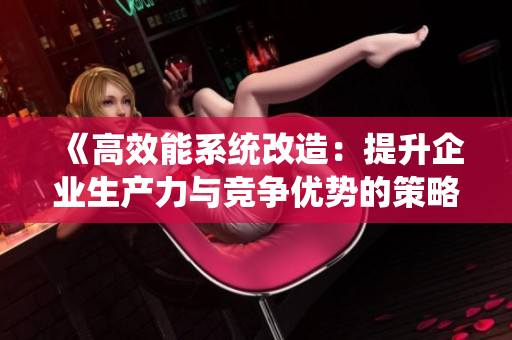 《高效能系统改造：提升企业生产力与竞争优势的策略》